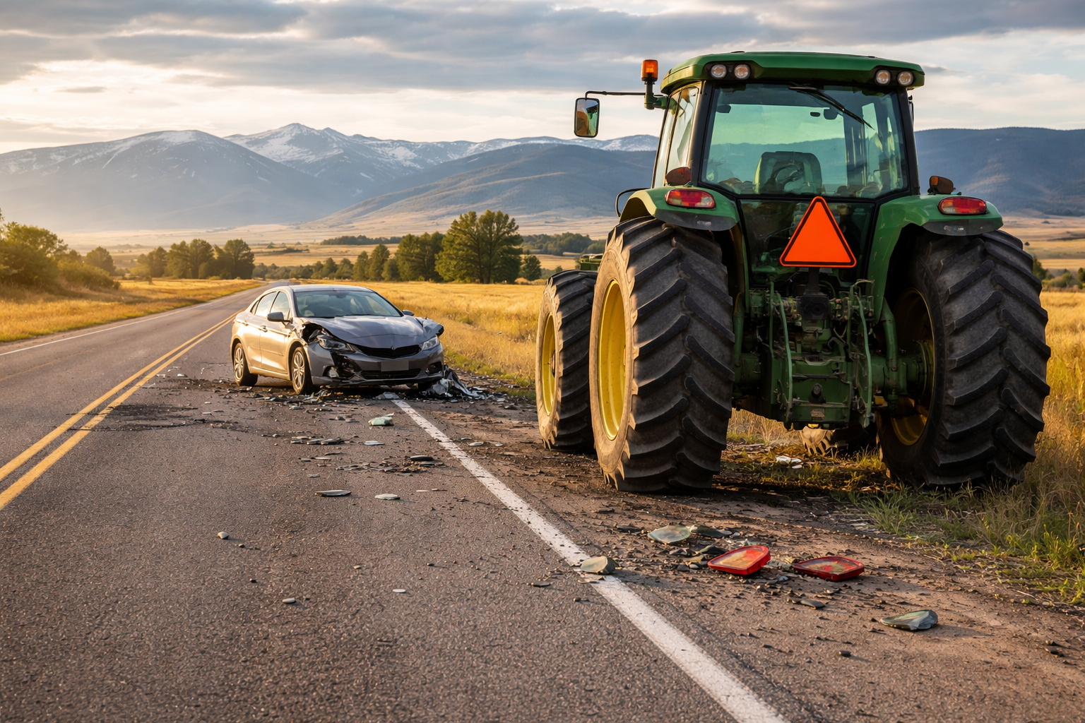 What to Do After a Tractor Accident on a Montana Highway